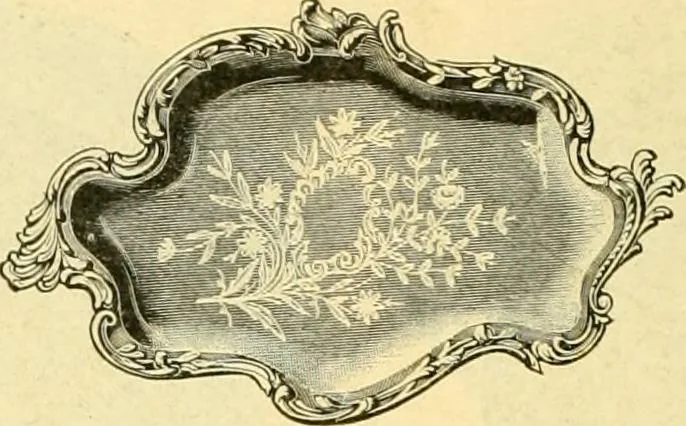 An illustration from L'orfevrerie d'Ercuis ... fonderies, laminoirs et ateliers d'orfevrerie, d'argenture et dorure a Ercuis (Oise)., 1911, leaf 161