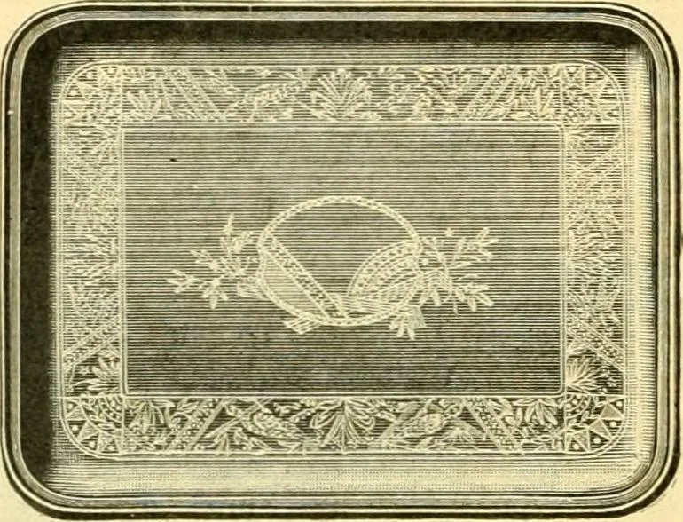 An illustration from L'orfevrerie d'Ercuis ... fonderies, laminoirs et ateliers d'orfevrerie, d'argenture et dorure a Ercuis (Oise)., 1911, leaf 163