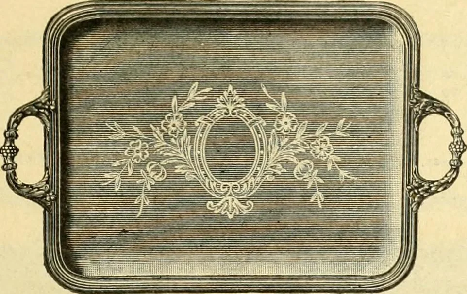 An illustration from L'orfevrerie d'Ercuis ... fonderies, laminoirs et ateliers d'orfevrerie, d'argenture et dorure a Ercuis (Oise)., 1911, leaf 164