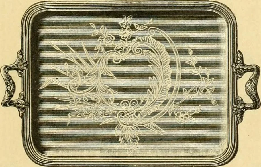 An illustration from L'orfevrerie d'Ercuis ... fonderies, laminoirs et ateliers d'orfevrerie, d'argenture et dorure a Ercuis (Oise)., 1911, leaf 164