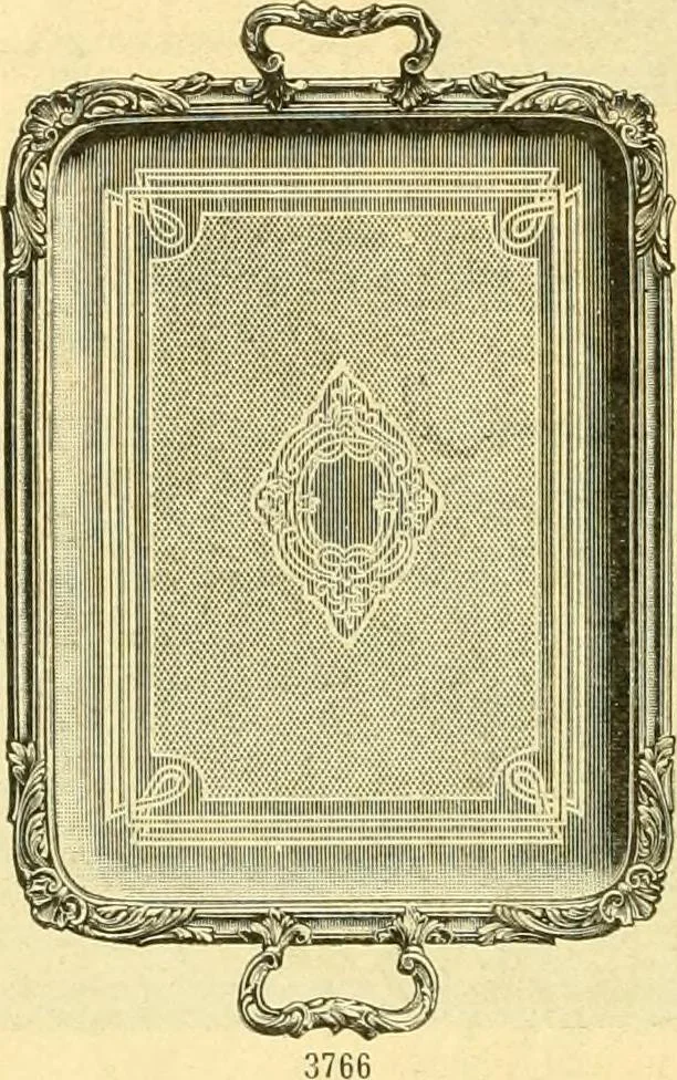 An illustration from L'orfevrerie d'Ercuis ... fonderies, laminoirs et ateliers d'orfevrerie, d'argenture et dorure a Ercuis (Oise)., 1911, leaf 165