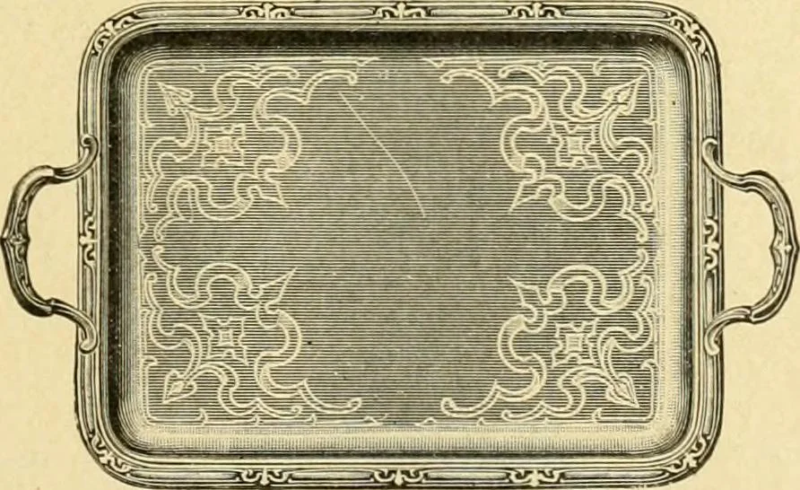 An illustration from L'orfevrerie d'Ercuis ... fonderies, laminoirs et ateliers d'orfevrerie, d'argenture et dorure a Ercuis (Oise)., 1911, leaf 166