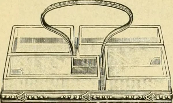 An illustration from L'orfevrerie d'Ercuis ... fonderies, laminoirs et ateliers d'orfevrerie, d'argenture et dorure a Ercuis (Oise)., 1911, leaf 174
