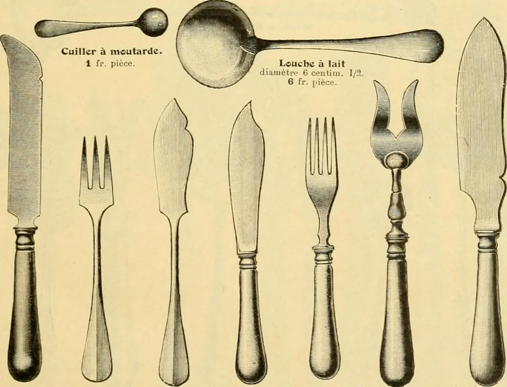 An illustration from L'orfevrerie d'Ercuis ... fonderies, laminoirs et ateliers d'orfevrerie, d'argenture et dorure a Ercuis (Oise)., 1911, leaf 18