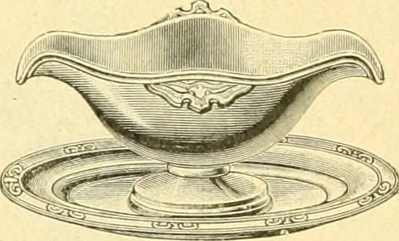 An illustration from L'orfevrerie d'Ercuis ... fonderies, laminoirs et ateliers d'orfevrerie, d'argenture et dorure a Ercuis (Oise)., 1911, leaf 181