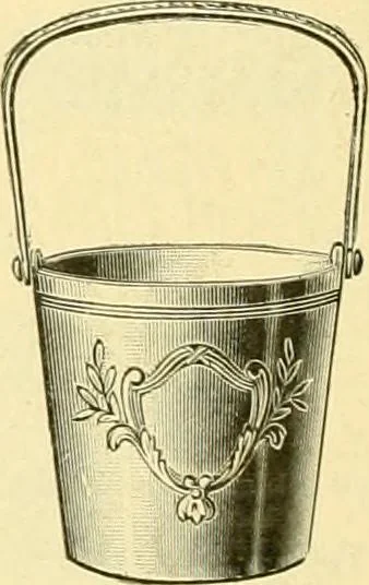 An illustration from L'orfevrerie d'Ercuis ... fonderies, laminoirs et ateliers d'orfevrerie, d'argenture et dorure a Ercuis (Oise)., 1911, leaf 183