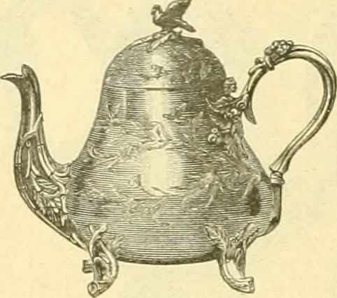 An illustration from L'orfevrerie d'Ercuis ... fonderies, laminoirs et ateliers d'orfevrerie, d'argenture et dorure a Ercuis (Oise)., 1911, leaf 187