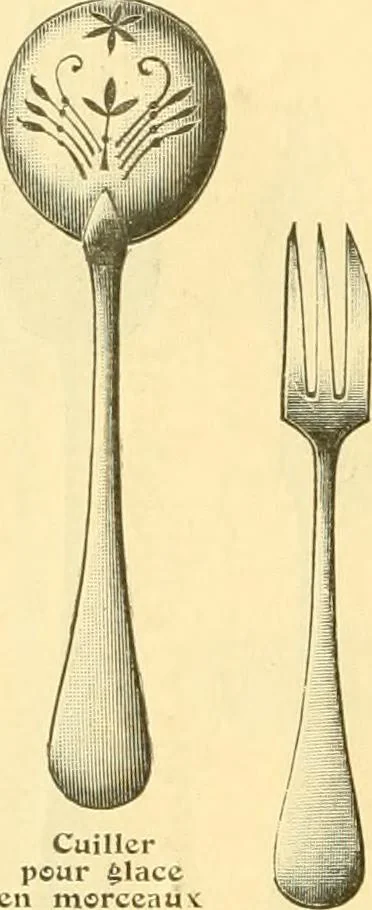 An illustration from L'orfevrerie d'Ercuis ... fonderies, laminoirs et ateliers d'orfevrerie, d'argenture et dorure a Ercuis (Oise)., 1911, leaf 19