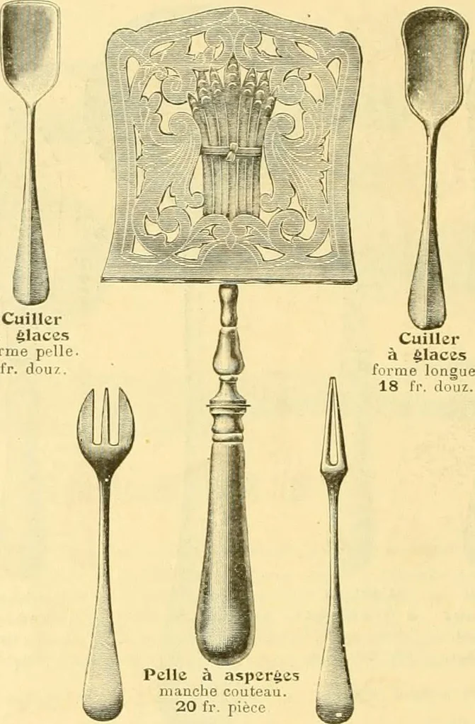 An illustration from L'orfevrerie d'Ercuis ... fonderies, laminoirs et ateliers d'orfevrerie, d'argenture et dorure a Ercuis (Oise)., 1911, leaf 19
