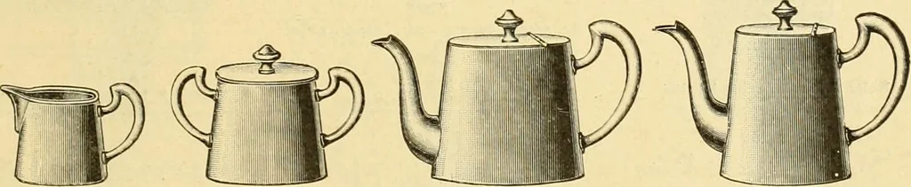 An illustration from L'orfevrerie d'Ercuis ... fonderies, laminoirs et ateliers d'orfevrerie, d'argenture et dorure a Ercuis (Oise)., 1911, leaf 190