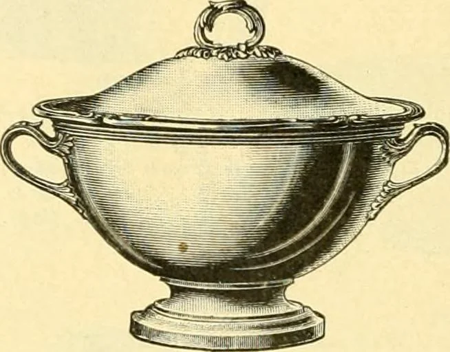 An illustration from L'orfevrerie d'Ercuis ... fonderies, laminoirs et ateliers d'orfevrerie, d'argenture et dorure a Ercuis (Oise)., 1911, leaf 193