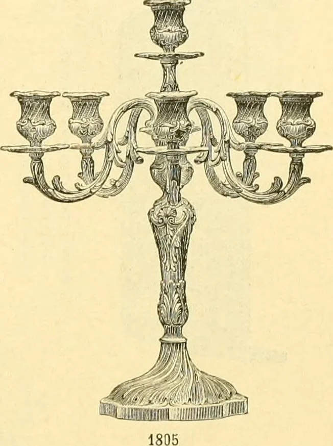 An illustration from L'orfevrerie d'Ercuis ... fonderies, laminoirs et ateliers d'orfevrerie, d'argenture et dorure a Ercuis (Oise)., 1911, leaf 197