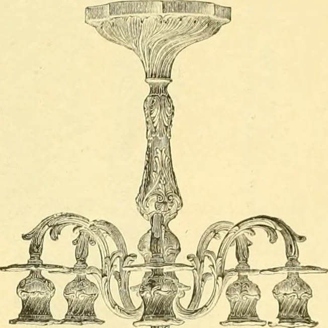 An illustration from L'orfevrerie d'Ercuis ... fonderies, laminoirs et ateliers d'orfevrerie, d'argenture et dorure a Ercuis (Oise)., 1911, leaf 197