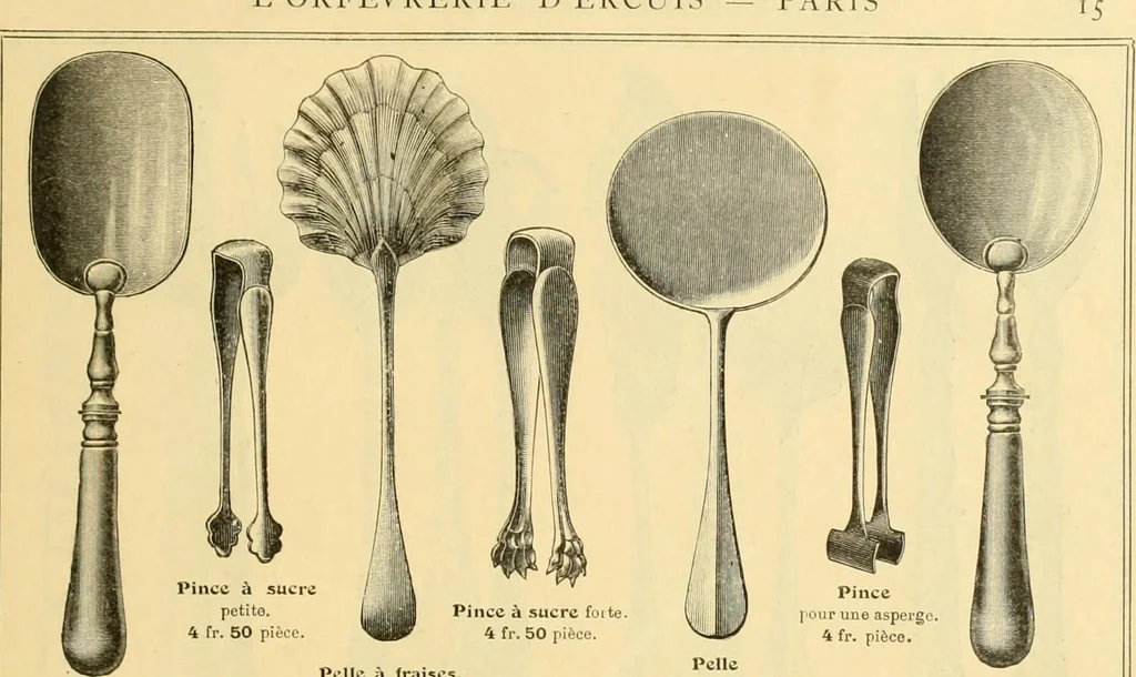 An illustration from L'orfevrerie d'Ercuis ... fonderies, laminoirs et ateliers d'orfevrerie, d'argenture et dorure a Ercuis (Oise)., 1911, leaf 20