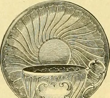 An illustration from L'orfevrerie d'Ercuis ... fonderies, laminoirs et ateliers d'orfevrerie, d'argenture et dorure a Ercuis (Oise)., 1911, leaf 203