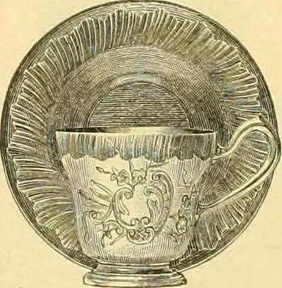 An illustration from L'orfevrerie d'Ercuis ... fonderies, laminoirs et ateliers d'orfevrerie, d'argenture et dorure a Ercuis (Oise)., 1911, leaf 203