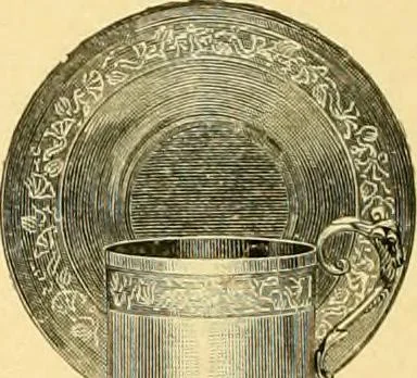 An illustration from L'orfevrerie d'Ercuis ... fonderies, laminoirs et ateliers d'orfevrerie, d'argenture et dorure a Ercuis (Oise)., 1911, leaf 203