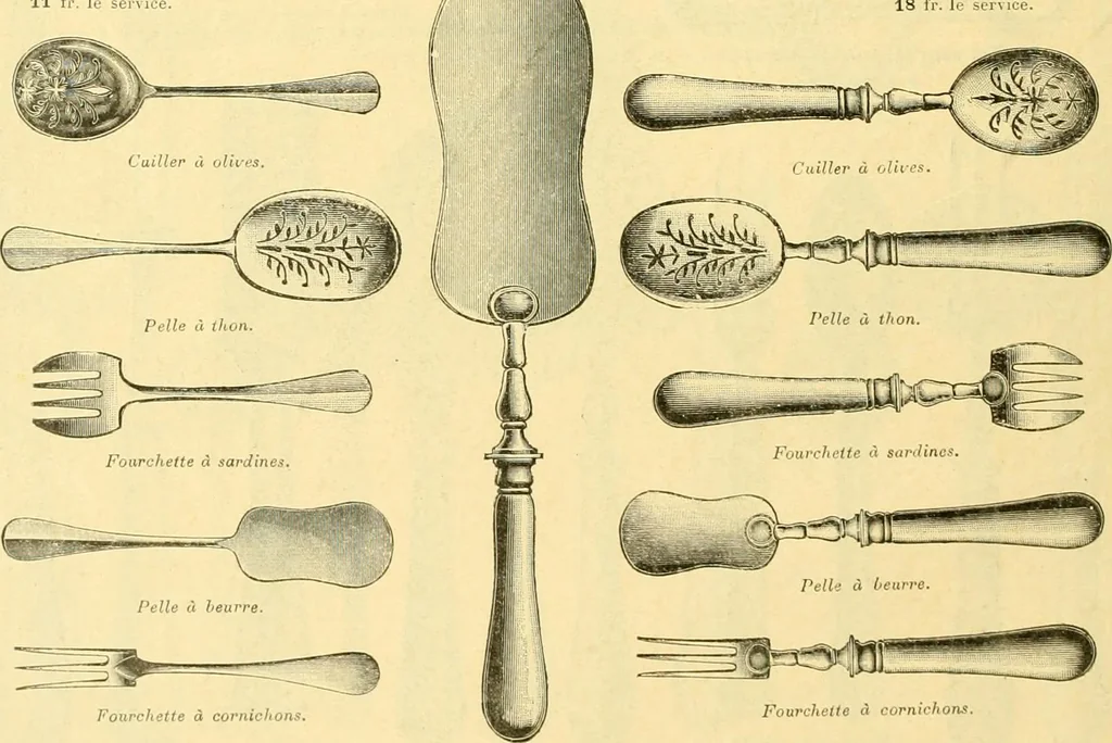 An illustration from L'orfevrerie d'Ercuis ... fonderies, laminoirs et ateliers d'orfevrerie, d'argenture et dorure a Ercuis (Oise)., 1911, leaf 21