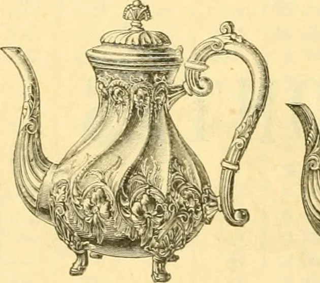 An illustration from L'orfevrerie d'Ercuis ... fonderies, laminoirs et ateliers d'orfevrerie, d'argenture et dorure a Ercuis (Oise)., 1911, leaf 213