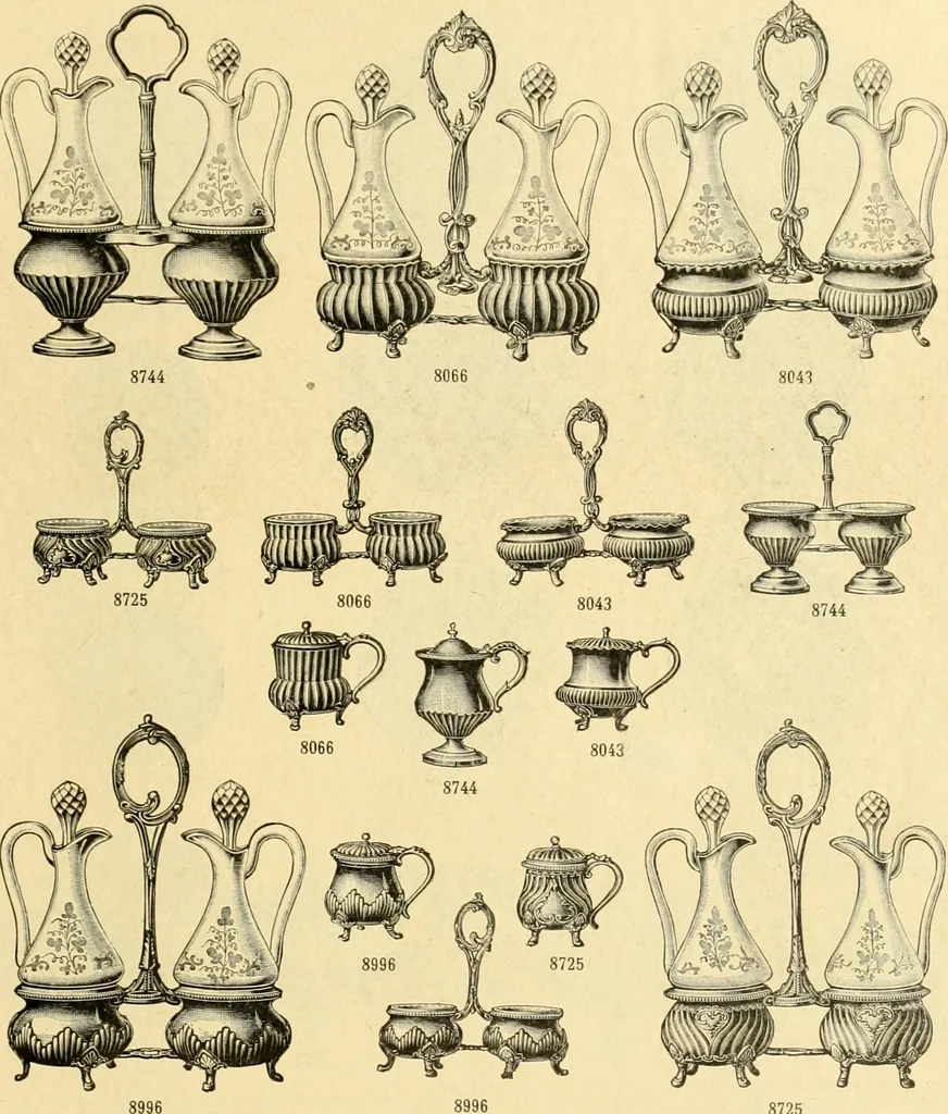 An illustration from L'orfevrerie d'Ercuis ... fonderies, laminoirs et ateliers d'orfevrerie, d'argenture et dorure a Ercuis (Oise)., 1911, leaf 218