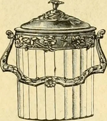 An illustration from L'orfevrerie d'Ercuis ... fonderies, laminoirs et ateliers d'orfevrerie, d'argenture et dorure a Ercuis (Oise)., 1911, leaf 220