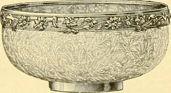 An illustration from L'orfevrerie d'Ercuis ... fonderies, laminoirs et ateliers d'orfevrerie, d'argenture et dorure a Ercuis (Oise)., 1911, leaf 221