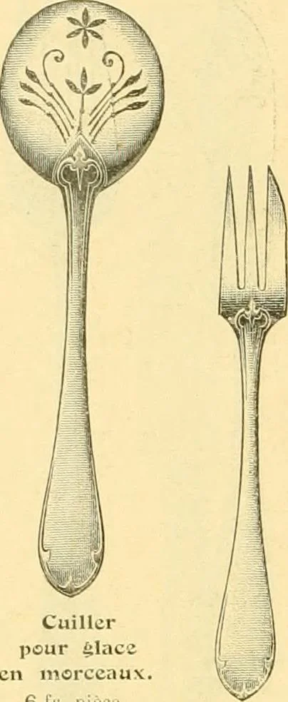 An illustration from L'orfevrerie d'Ercuis ... fonderies, laminoirs et ateliers d'orfevrerie, d'argenture et dorure a Ercuis (Oise)., 1911, leaf 25