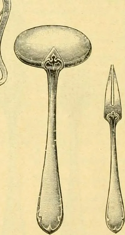 An illustration from L'orfevrerie d'Ercuis ... fonderies, laminoirs et ateliers d'orfevrerie, d'argenture et dorure a Ercuis (Oise)., 1911, leaf 25