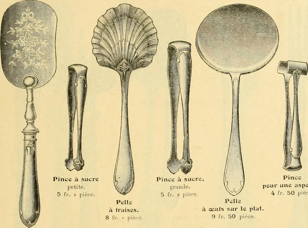 An illustration from L'orfevrerie d'Ercuis ... fonderies, laminoirs et ateliers d'orfevrerie, d'argenture et dorure a Ercuis (Oise)., 1911, leaf 26