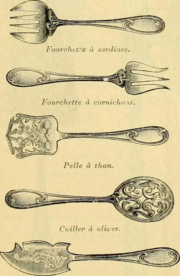 An illustration from L'orfevrerie d'Ercuis ... fonderies, laminoirs et ateliers d'orfevrerie, d'argenture et dorure a Ercuis (Oise)., 1911, leaf 48