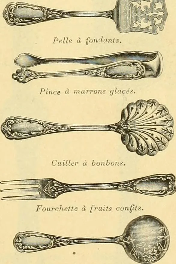 An illustration from L'orfevrerie d'Ercuis ... fonderies, laminoirs et ateliers d'orfevrerie, d'argenture et dorure a Ercuis (Oise)., 1911, leaf 58