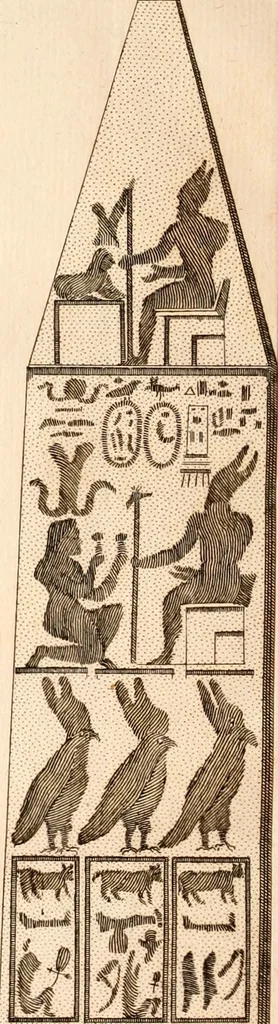 An illustration from De l'origine des loix, des arts, et des sciences, et de leurs progrès chez les anciens peuples, 1758, leaf 245