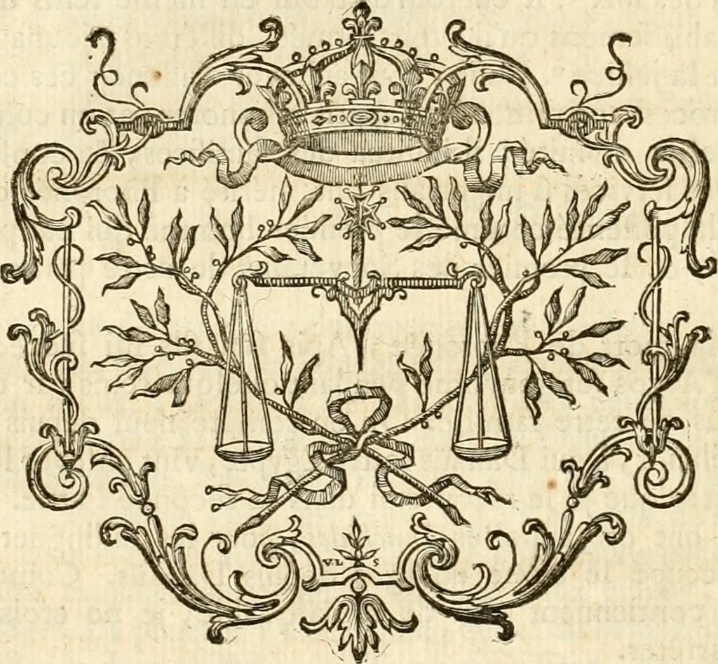 An illustration from De l'origine des loix, des arts, et des sciences, et de leurs progrès chez les anciens peuples, 1758, leaf 97