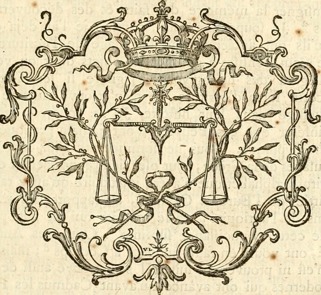 An illustration from De l'origine des loix, des arts, et des sciences, et de leurs progrès chez les anciens peuples, 1758, leaf 240