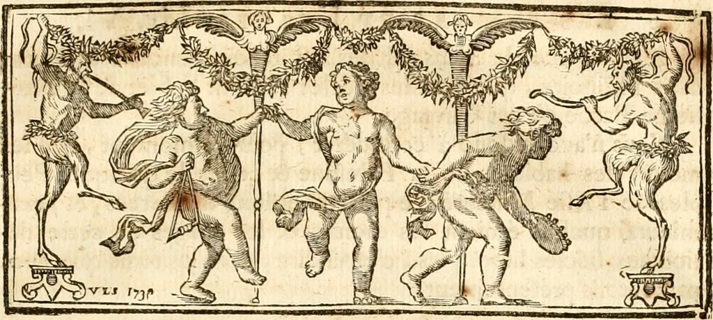 An illustration from De l'origine des loix, des arts, et des sciences, et de leurs progrès chez les anciens peuples, 1758, leaf 384