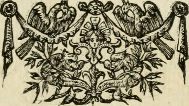 An illustration from L'orologio del piacere : che mostra l'ore del dilettevole soggiorno havto dall'altezza serenissima d. Ernesto Avgvsto, vescovo d'Osnabrvc, duca di Bransuich, Luneburgo, &c. nel luoco di Piazzola di s.e. il signor Marco Contarini, procurator di S. Marco, consacrato all' a.s. dalla medemma eccellenza, 1685, leaf 12