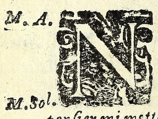 An illustration from Lo sciocco : comedia & inuentione, 1628, leaf 92