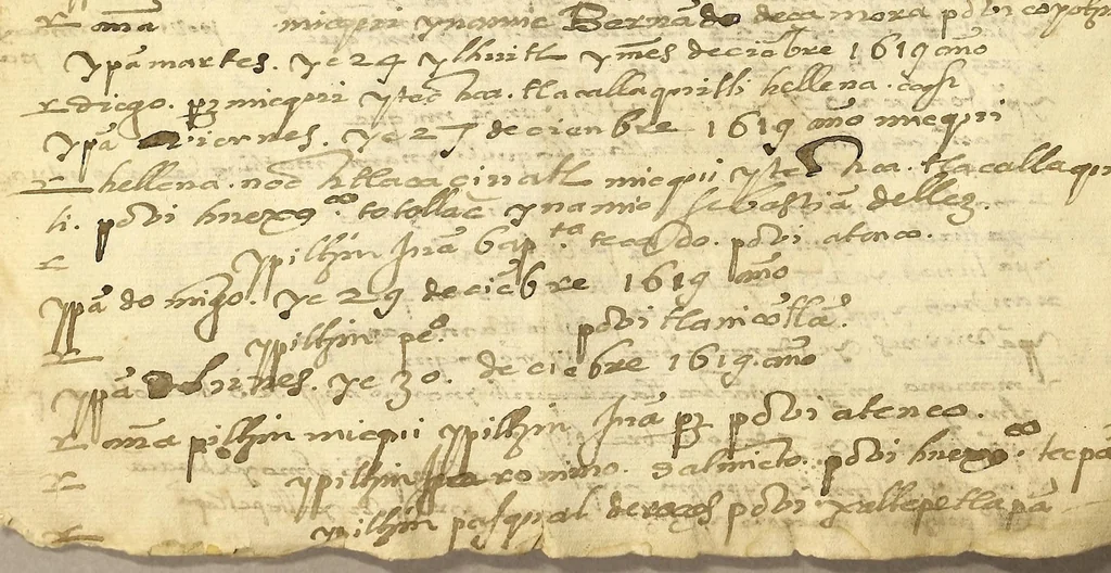 An illustration from Los difuntos, 1582, leaf 20