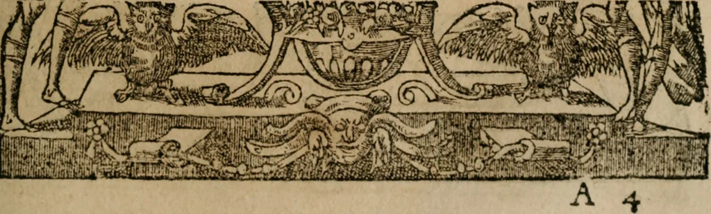 An illustration from Los emblemas de Alciato : traducidos en rhimas españolas ..., 1549, leaf 10