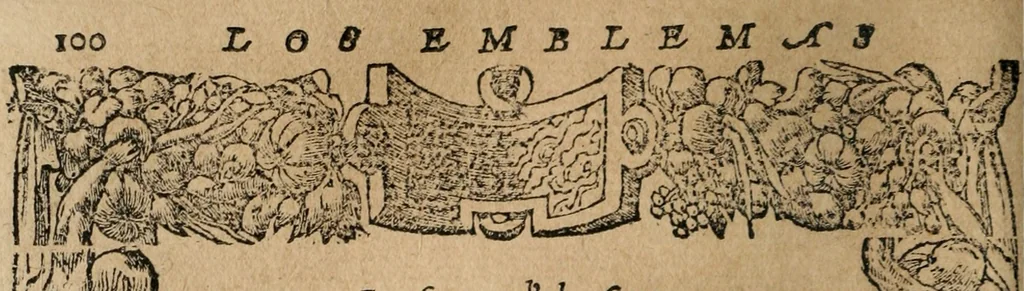 An illustration from Los emblemas de Alciato : traducidos en rhimas españolas ..., 1549, leaf 103