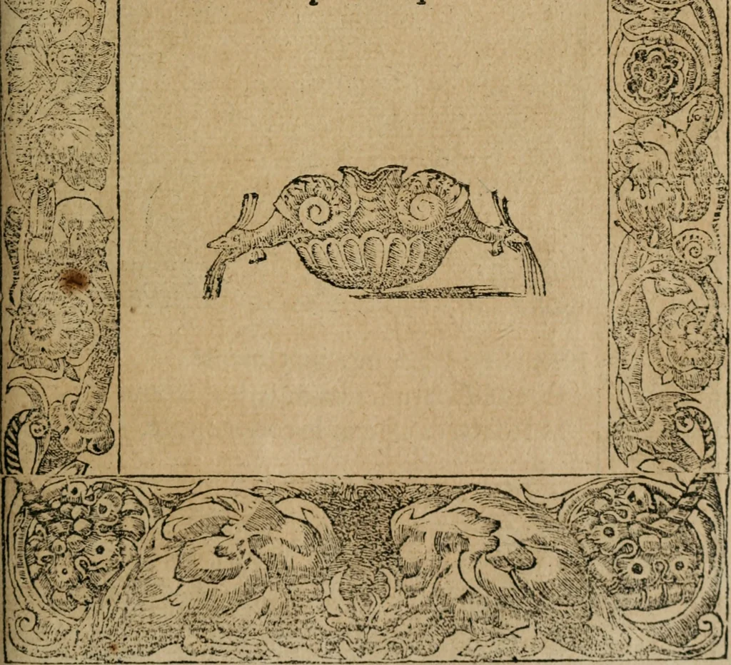 An illustration from Los emblemas de Alciato : traducidos en rhimas españolas ..., 1549, leaf 110