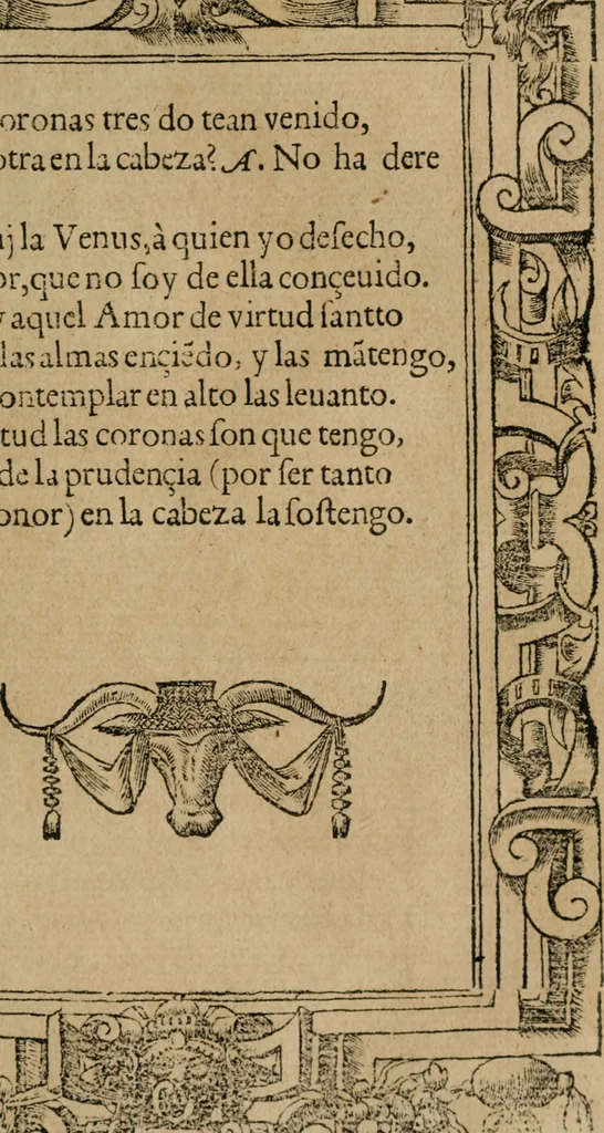 An illustration from Los emblemas de Alciato : traducidos en rhimas españolas ..., 1549, leaf 114