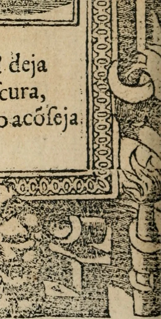 An illustration from Los emblemas de Alciato : traducidos en rhimas españolas ..., 1549, leaf 117
