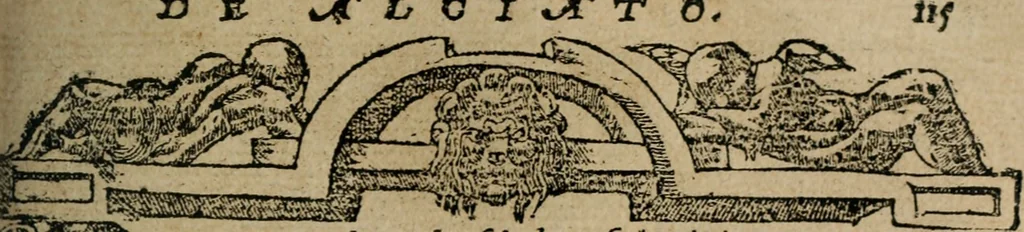 An illustration from Los emblemas de Alciato : traducidos en rhimas españolas ..., 1549, leaf 118