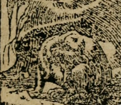 An illustration from Los emblemas de Alciato : traducidos en rhimas españolas ..., 1549, leaf 118