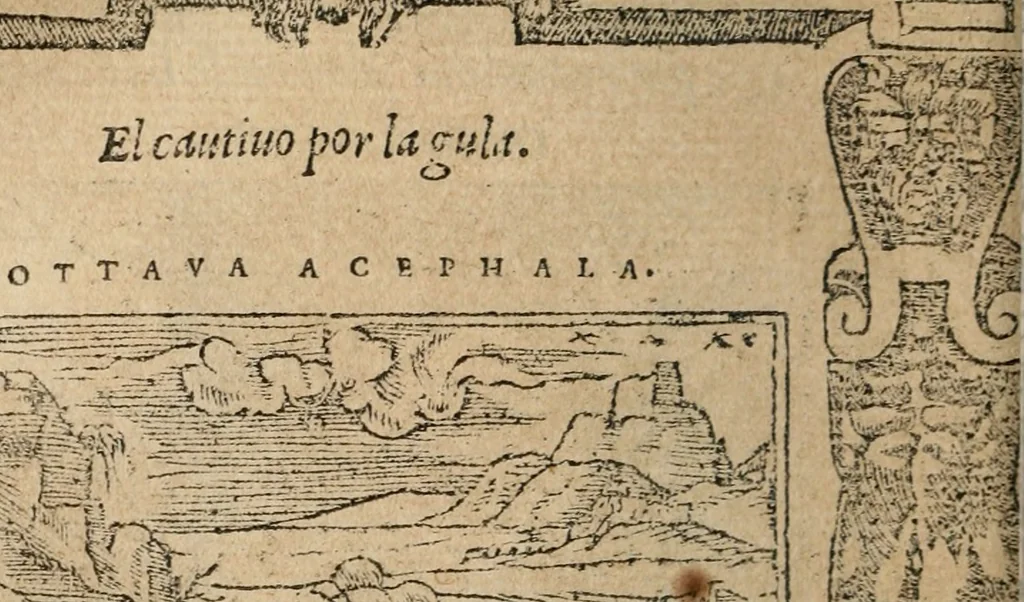 An illustration from Los emblemas de Alciato : traducidos en rhimas españolas ..., 1549, leaf 119