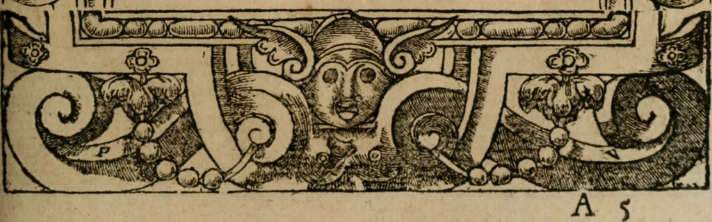 An illustration from Los emblemas de Alciato : traducidos en rhimas españolas ..., 1549, leaf 12