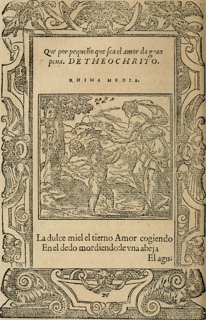 An illustration from Los emblemas de Alciato : traducidos en rhimas españolas ..., 1549, leaf 123