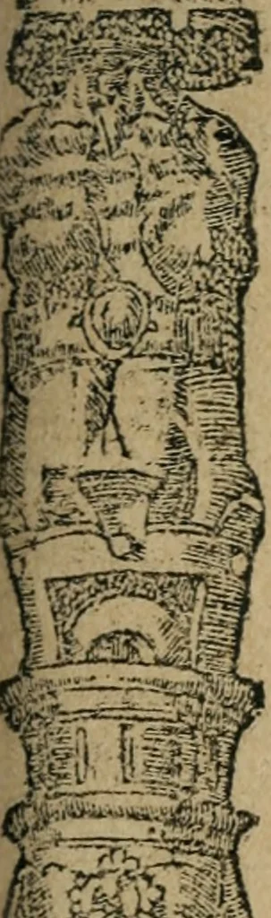 An illustration from Los emblemas de Alciato : traducidos en rhimas españolas ..., 1549, leaf 124