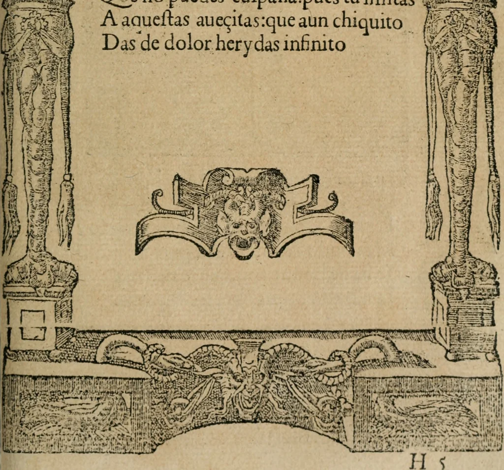 An illustration from Los emblemas de Alciato : traducidos en rhimas españolas ..., 1549, leaf 124